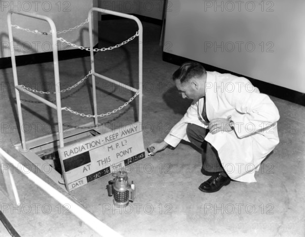 Calderhall atomic power station, 1956. Creator: Arthur Charles Kirby Ware.