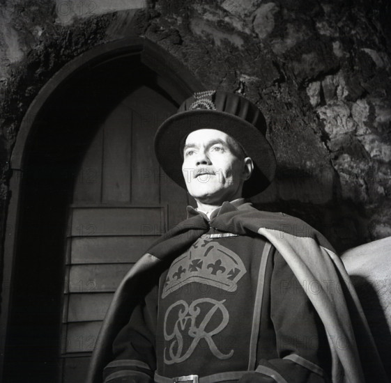 Yeoman Warder, Tower of London, c1955. Creator: Arthur Charles Kirby Ware.