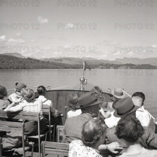 Sightseeing, Lake Windermere, Lake District, c1955. Creator: Arthur Charles Kirby Ware.