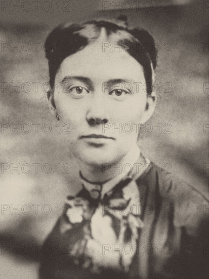 Portrait of the painter Mary Cassatt, c1867. Creator: Alphonse J. Liébert & Co., Paris .