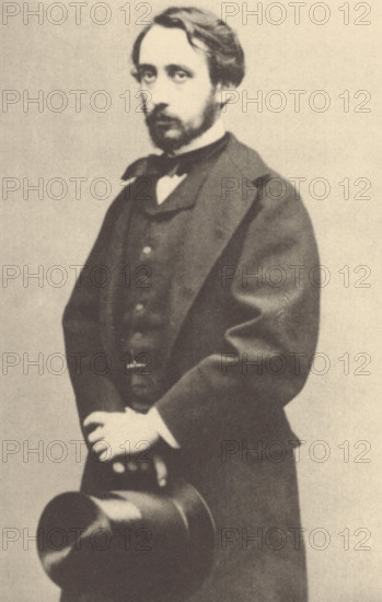 Portrait of the painter Edgar Degas (1834-1917), c1865. Creator: Anonymous.