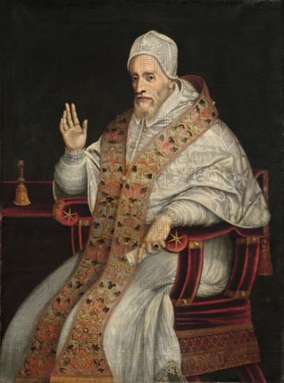 Portrait of Pope Gregory XIV, c1590. Creator: Anonymous.