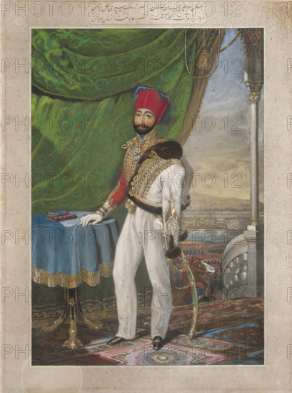 Portrait of Mahmud II (1785-1839), Sultan of the Ottoman Empire, Early 19th cen.. Creator: Anonymous.