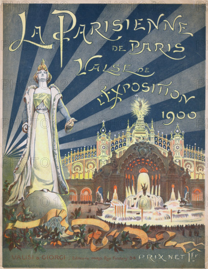 La Parisienne de Paris. Exposition universelle de 1900, 1900. Creator: Anonymous.