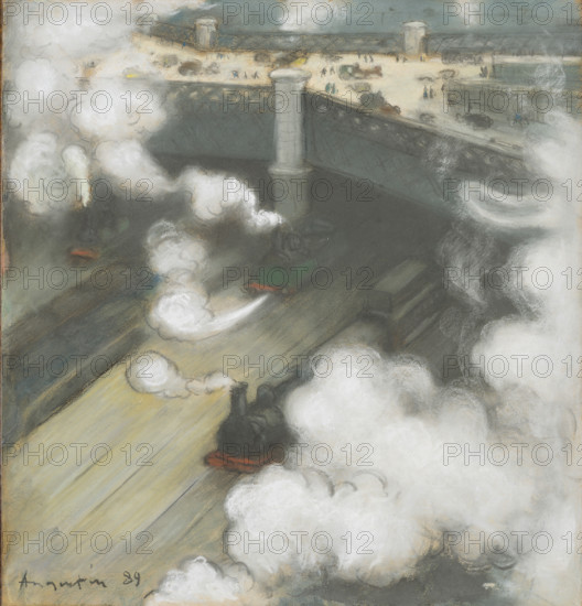 Le Pont de l'Europe, 1889. Creator: Anquetin, Louis (1861-1932).