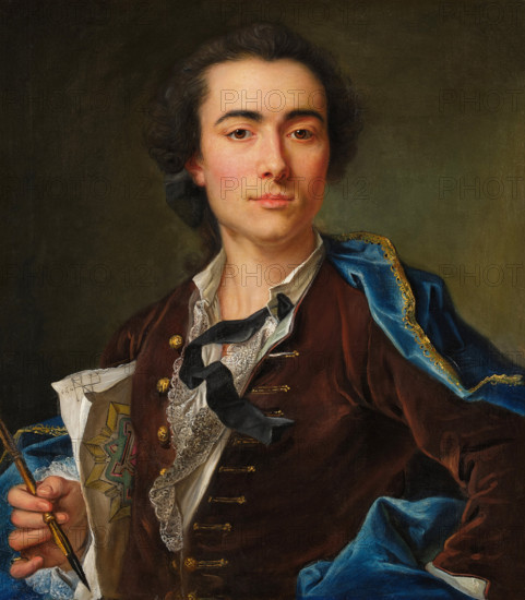 Portrait of Jean-Baptiste Boyer de Fonscolombe (1719-1785), 1740. Creator: Arnulphy, Claude (1697-1786).
