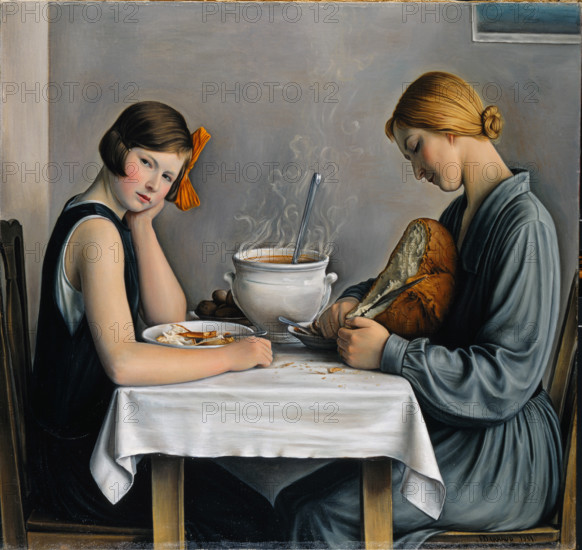 La Tailleuse de Soupe (The Bread Cutter), 1933. Creator: Barraud, François (1899-1934).