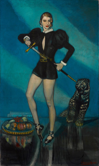 Portrait of the ballerina Alicia Nikitina, 1929. Creator: Beltrán Massés, Federico (1885-1949).