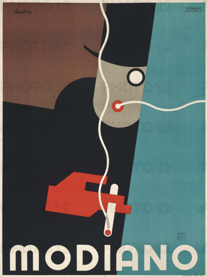 Modiano Cigarette Papers, 1929. Creator: Berény, Róbert (1887-1953).