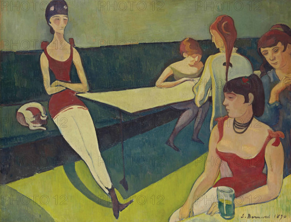 Le salon, 1890-1892. Creator: Bernard, Émile (1868-1941).