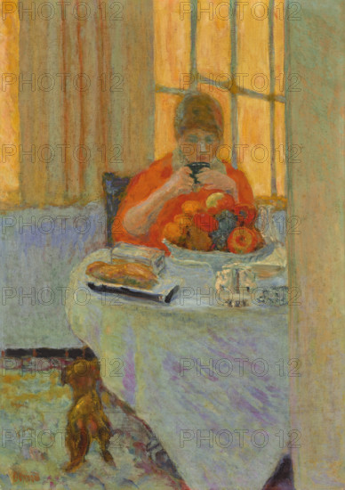 Le petit déjeuner (Breakfast), 1917. Creator: Bonnard, Pierre (1867-1947).