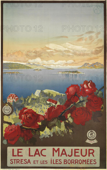 Le lac Majeur, c1925. Creator: Borgoni, Mario (1869-1936).