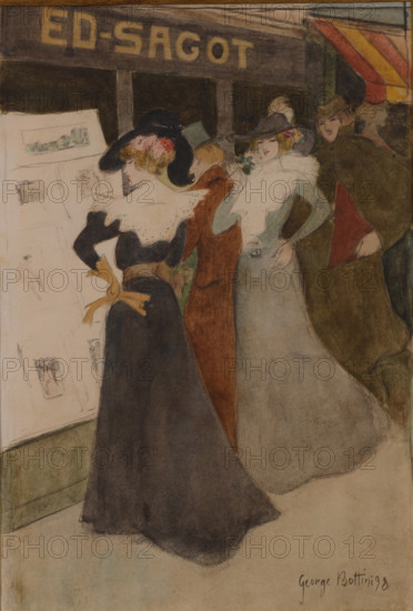 La vitrine de Sagot, 1898. Creator: Bottini, Georges Alfred (1874-1907).