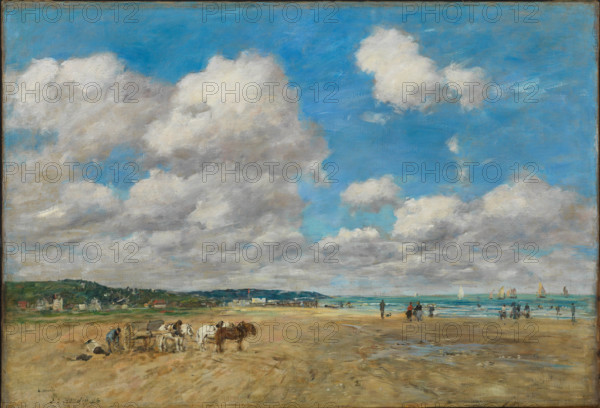 Deauville, 1893. Creator: Boudin, Eugène-Louis (1824-1898).