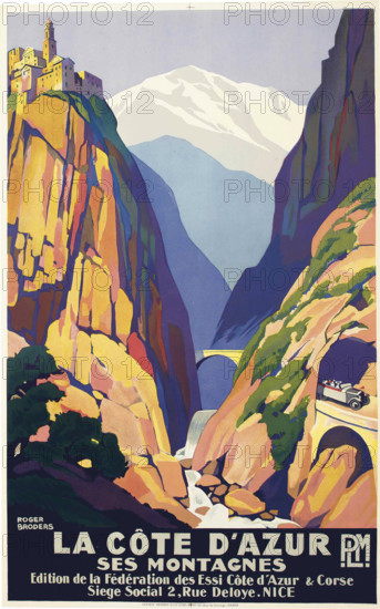 La Côte d'Azur, c1930. Creator: Broders, Roger (1883-1953).