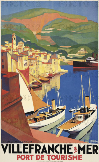 Villefranche sur Mer, c1930. Creator: Broders, Roger (1883-1953).