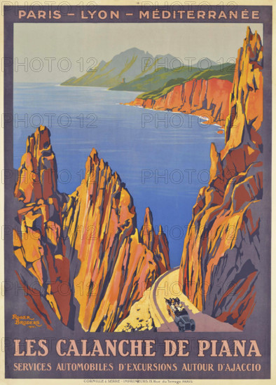 Les calanche de Piana, 1923. Creator: Broders, Roger (1883-1953).