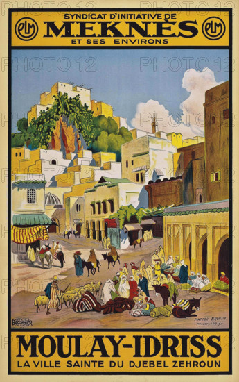 Meknès - Moulay Idriss, 1932. Creator: Brondy, Matteo (1866-1954).