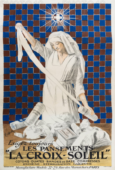 La Croix - Soleil, 1919. Creator: Cappiello, Leonetto (1875-1942).