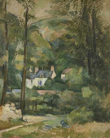 Maisons au Chou, à Pontoise, c1881. Creator: Cézanne, Paul (1839-1906).