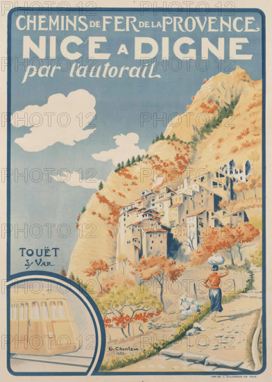 Nice à Digne, 1935. Creator: Chanteau, Gabriel (1874-1955).