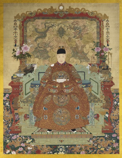 Portrait of the Tianqi Emperor (1605-1627) . Creator: Chinese Master.