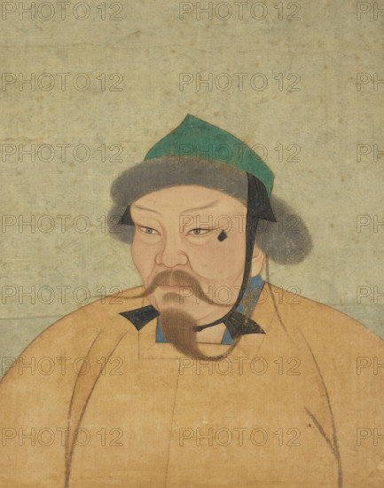 Portrait of Ögedei Khan (1186-1241), 14th century. Creator: Chinese Master.