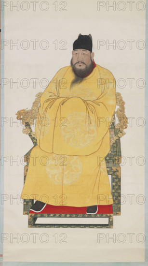 Portrait of the Xuande Emperor (1399-1435). Creator: Chinese Master.