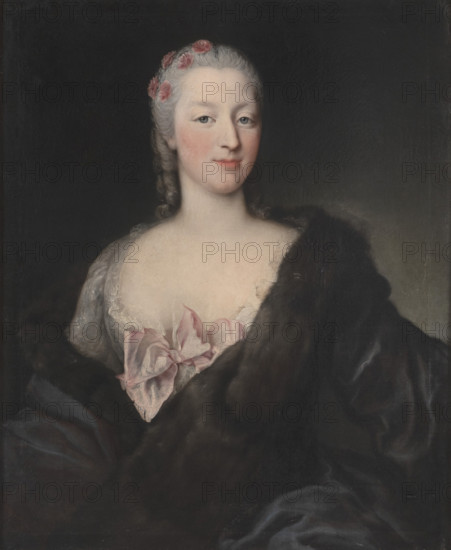 Portrait of Teresa Agnese Doria di Ciriè Marchesa del Maro (1721-1764). Creator: Clementi, Maria Giovanna, (La Clementina) (1692-1761).