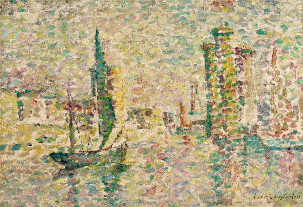 Le thonier entrant à La Rochelle, c1912. Creator: Cousturier, Lucie (1870-1925).