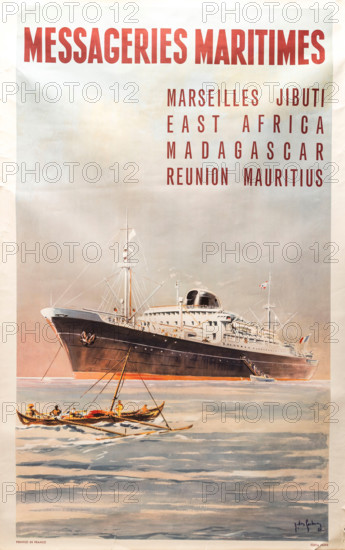 Messageries Maritimes, 1958. Creator: De Gachons, Jean (1871-1951).