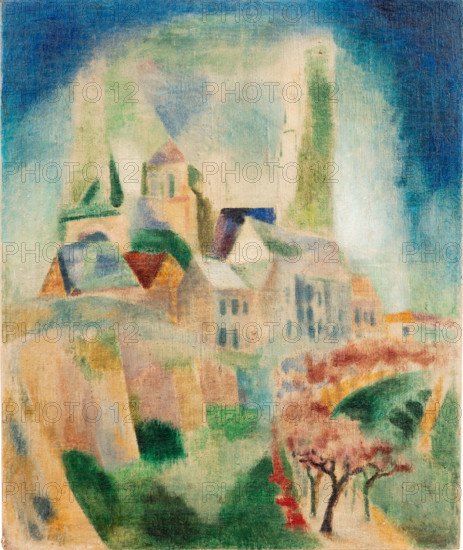 Cathédrale de Laon, 1912. Creator: Delaunay, Robert (1885-1941).