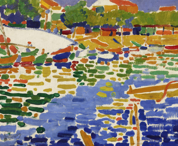 Barques amarrées à l'Estaque, c1905-1906. Creator: Derain, Andrè (1880-1954).