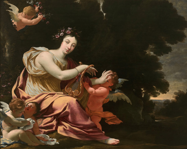The Muse Erato, 1640s. Creator: Dorigny, Michel (1616-1665).