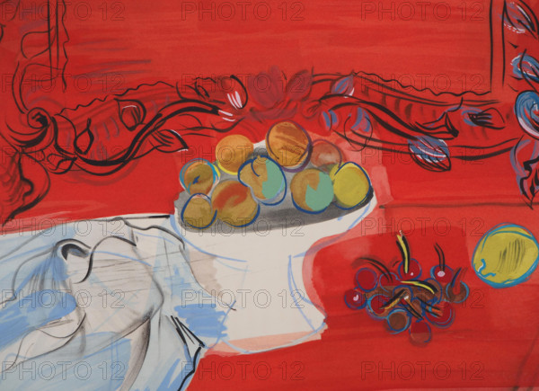 Coupe de fruits, c1948. Creator: Dufy, Raoul (1877-1953).