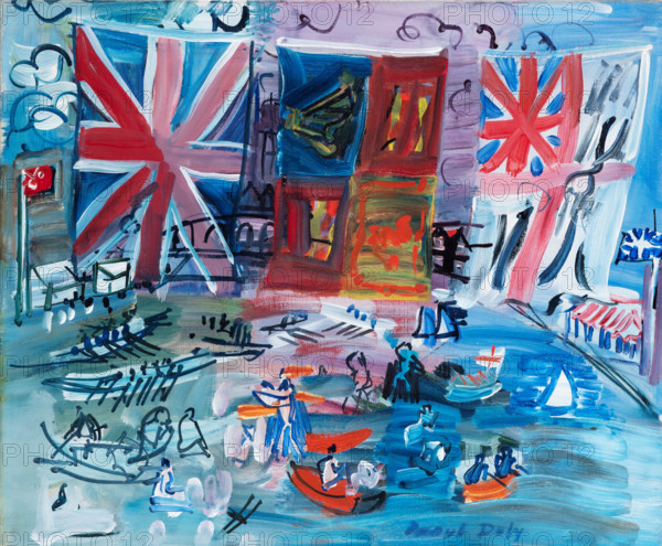 Régates à Henley, c1933. Creator: Dufy, Raoul (1877-1953).