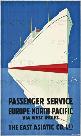 The East Asiatic Company - Passenger Service, c1934. Creator: Erlinger, M. (active 1930s).