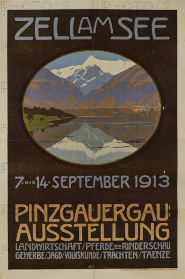 Zell am See - Pinzgauer Gauausstellung, 1913. Creator: Esterle, Max Ritter von (1870-1947).