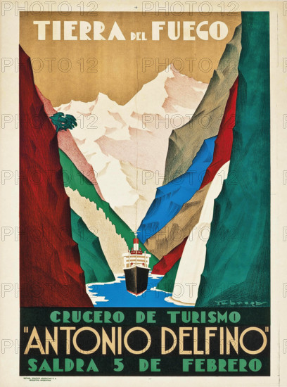 Tierra del Fuego, 1930. Creator: Fabregas, Ricard (1906-1947).