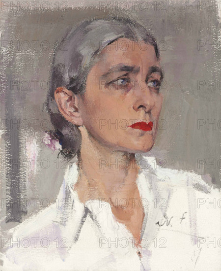Rebecca Salsbury James, c1935. Creator: Feshin (Fechin), Nicolai Ivanovich (1881-1955).