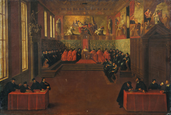 The Doge in the Doge's Palace, Venice. Creator: Fialetti, Odoardo (1573-1638).