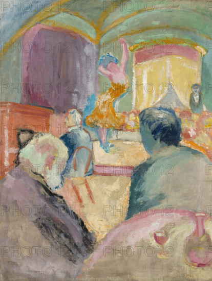 Red Seven Cabaret, 1908. Creator: Filla, Emil (1882-1953).