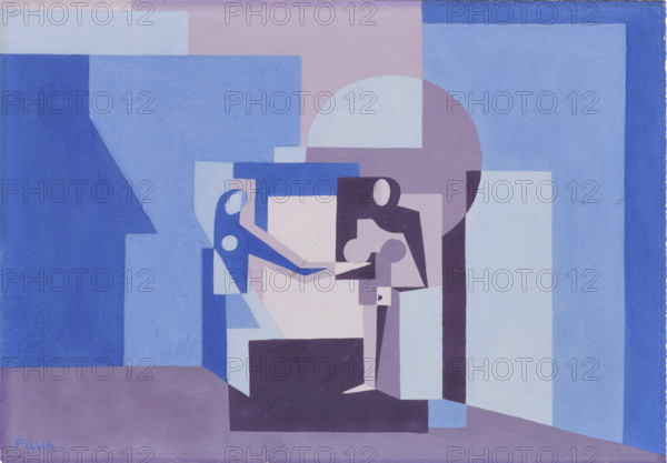 Untitled (Mechanical Love), 1927. Creator: Fillia, (Luigi Colombo) (1904-1936).