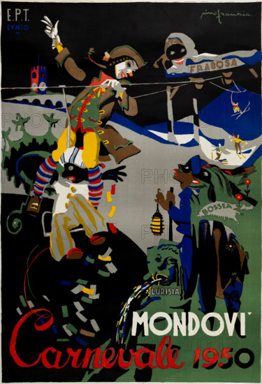 Carnevale di Mondovi, 1950. Creator: Fracchia, Nino (1888-1950).