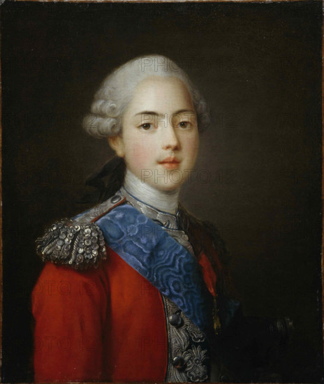 Portrait of Charles-Philippe de France, Count of Artois (1757-1836), 1773. Creator: Frédou de la Bretonniére, Jean-Martial (1710-1795).