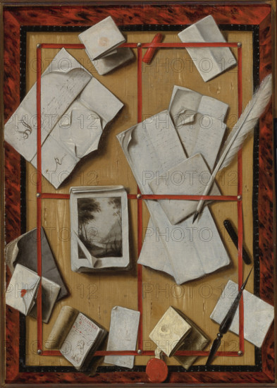Trompe l'oeil, 1665. Creator: Gijsbrechts, Cornelis Norbertus (before 1657-after 1675).