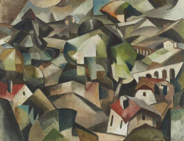 Paysage à Meudon, 1911. Creator: Gleizes, Albert (1881-1953).