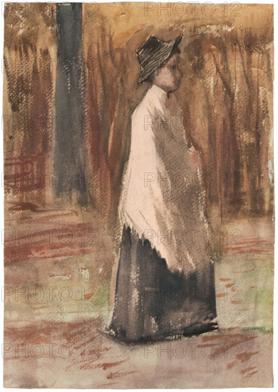 Woman in a Wood, 1882. Creator: Gogh, Vincent, van (1853-1890).