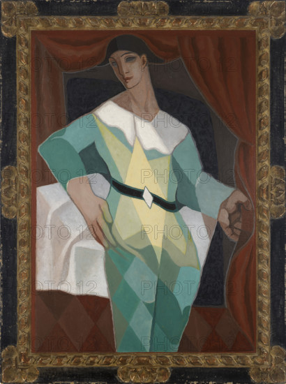 Harlequin, 1925. Creator: Gris, Juan (1887-1927).