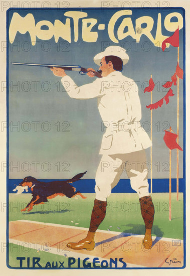 Monte-Carlo. Tir aux Pigeons, c1905. Creator: Grün, Jules-Alexandre (1868-1938).